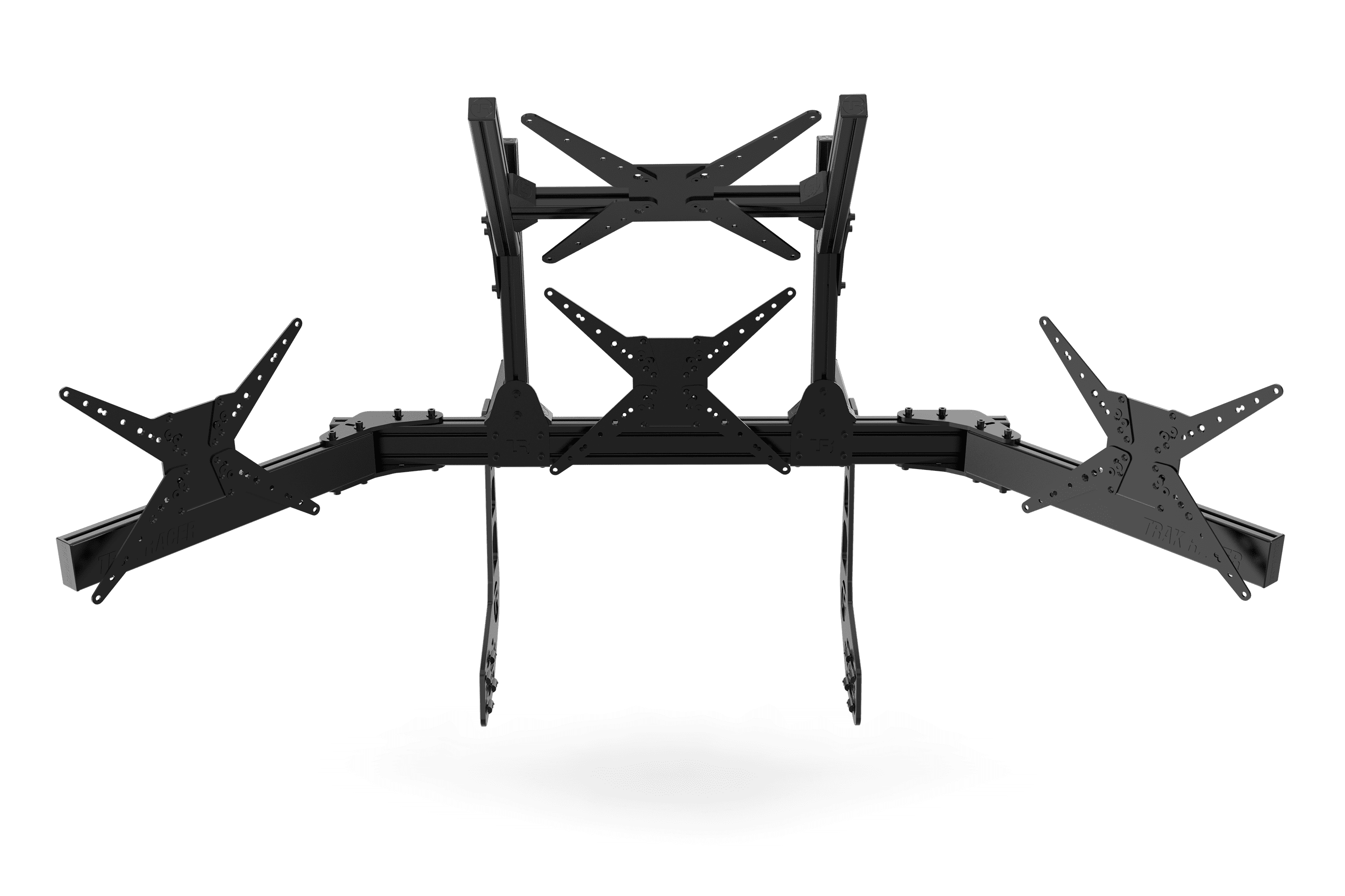 Cockpit-Mounted Quad Monitor Stand - Supports up to 45" Displays - Image 5
