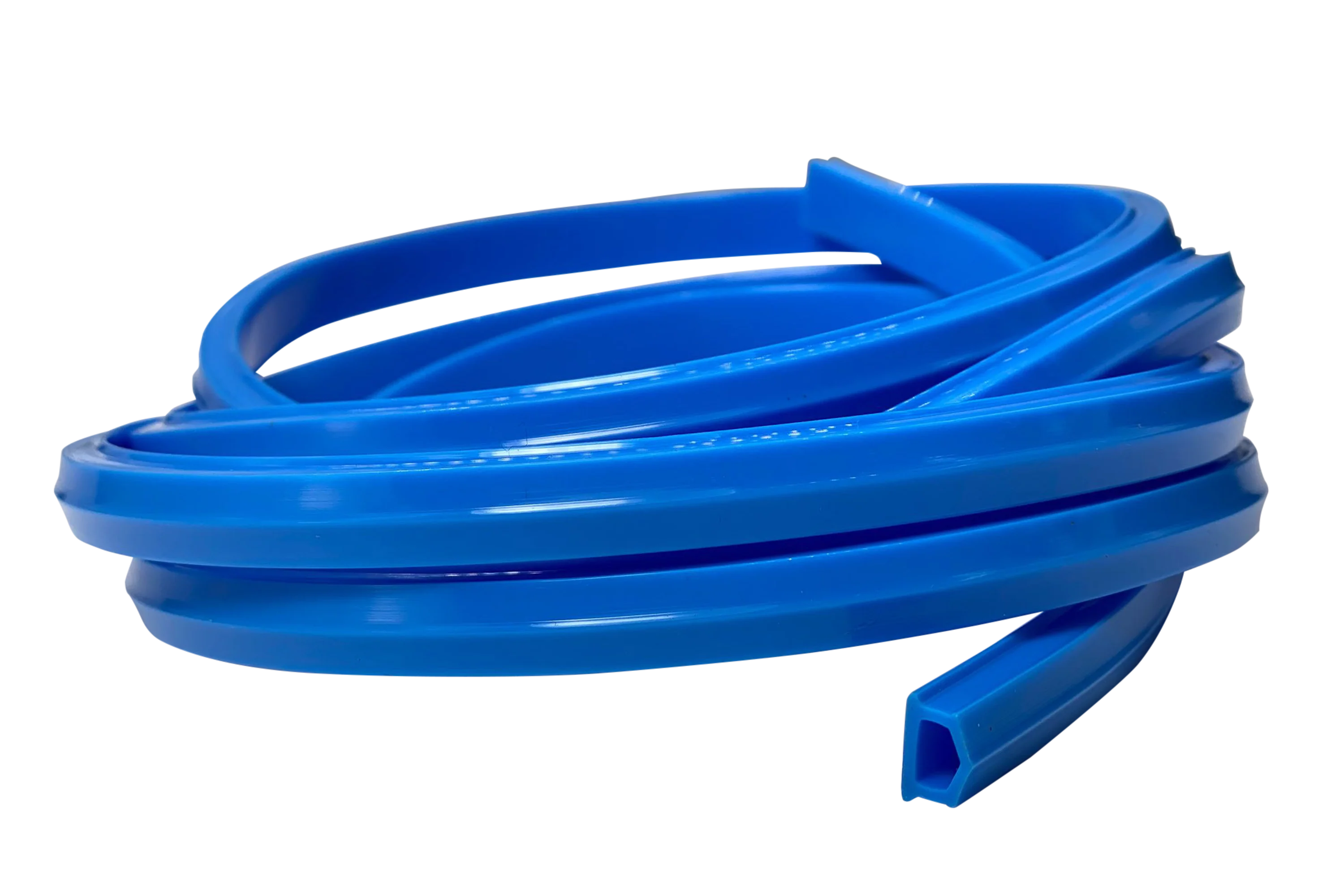 2m/79" Blue Rubber Dust/Design Strip – Anti-Slip Protective Edge Trim for Aluminium Profile Sim Rigs - Image 2