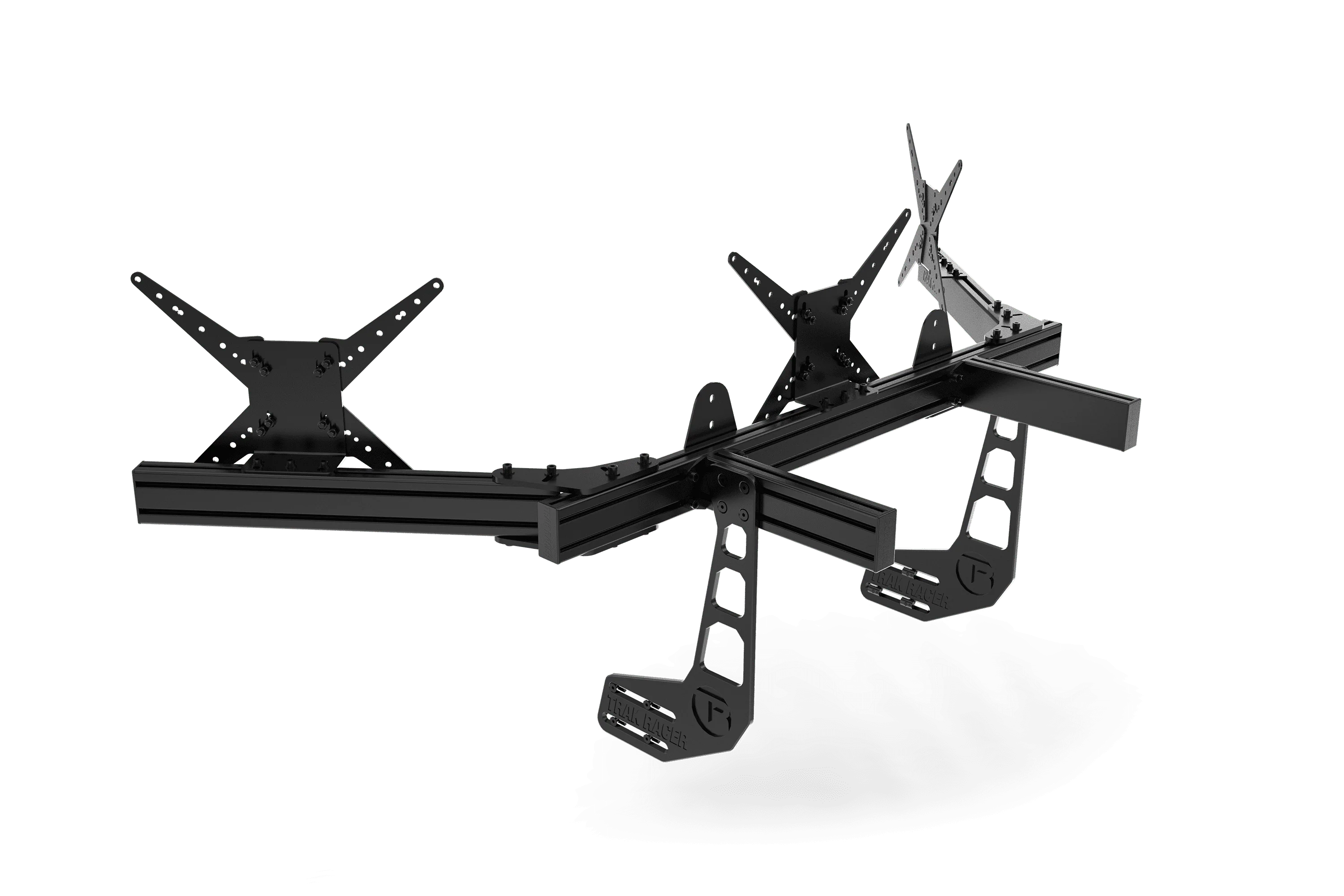 Cockpit-Mounted Triple Monitor Mount - Supports up to 45" Displays - Image 5