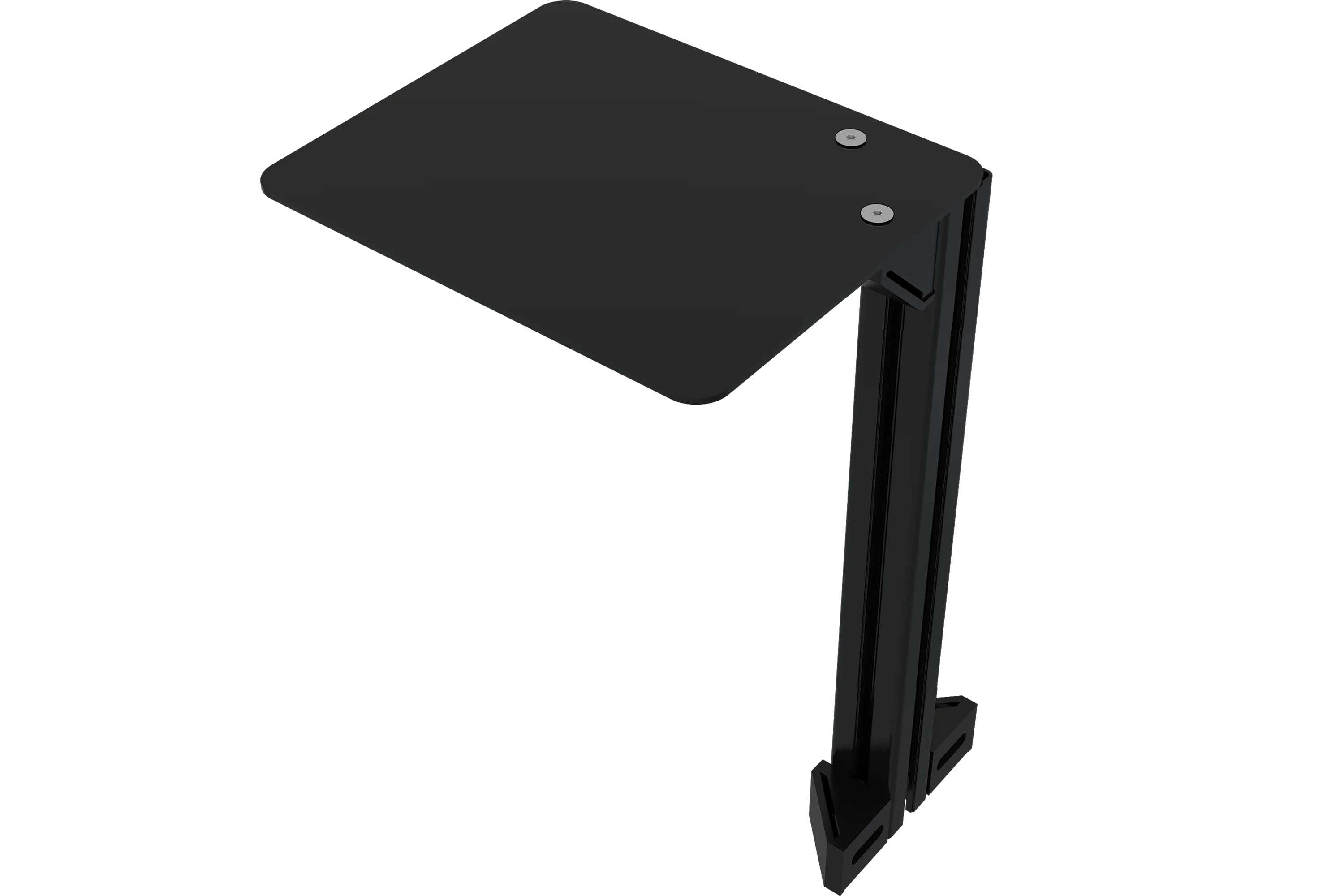 Computer Mouse Shelf with 40×40 mm (1.57" × 1.57") Aluminium Profile & Mounting Brackets