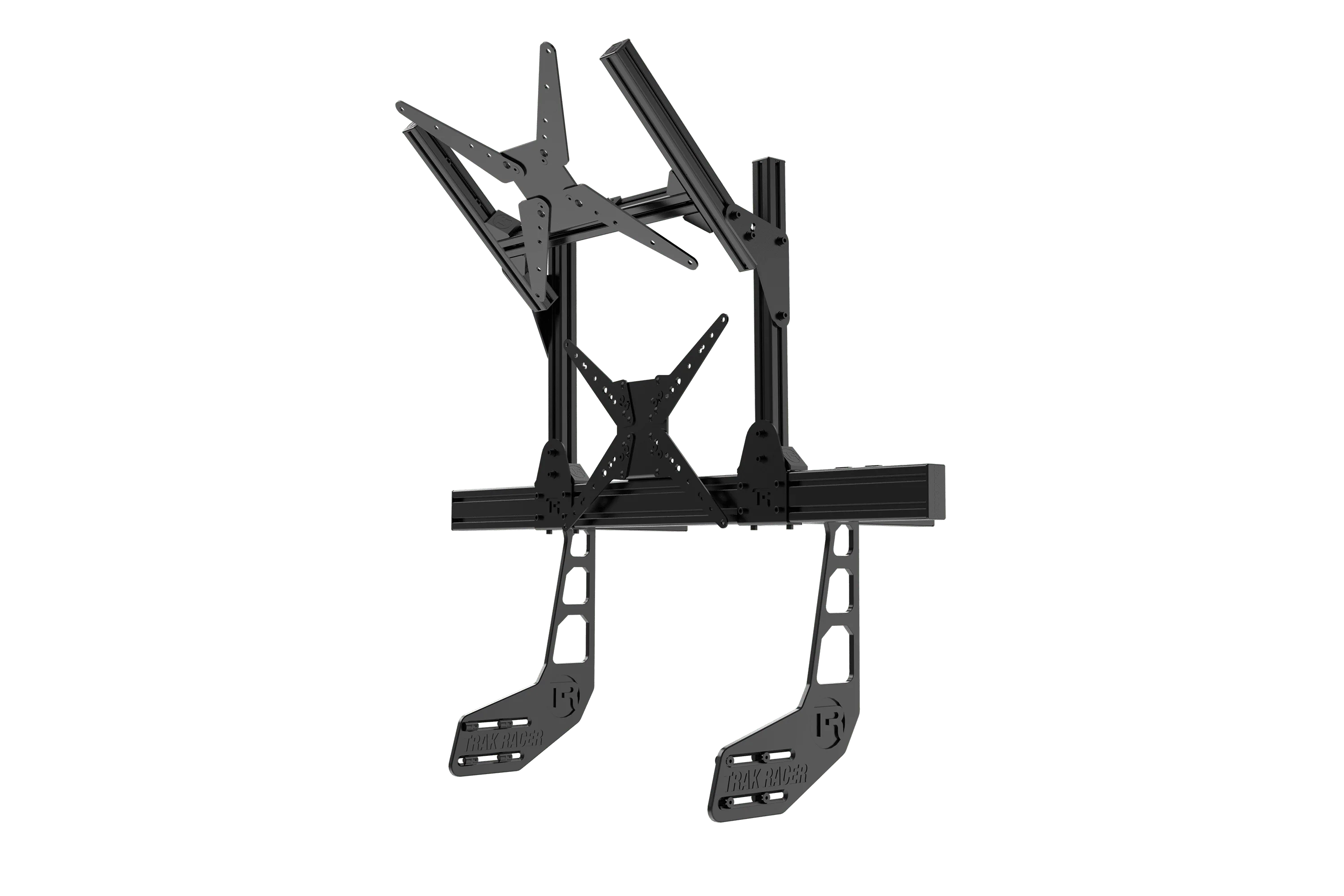 Cockpit-Mounted Dual Monitor Stand - Supports up to 80" Display - Image 2