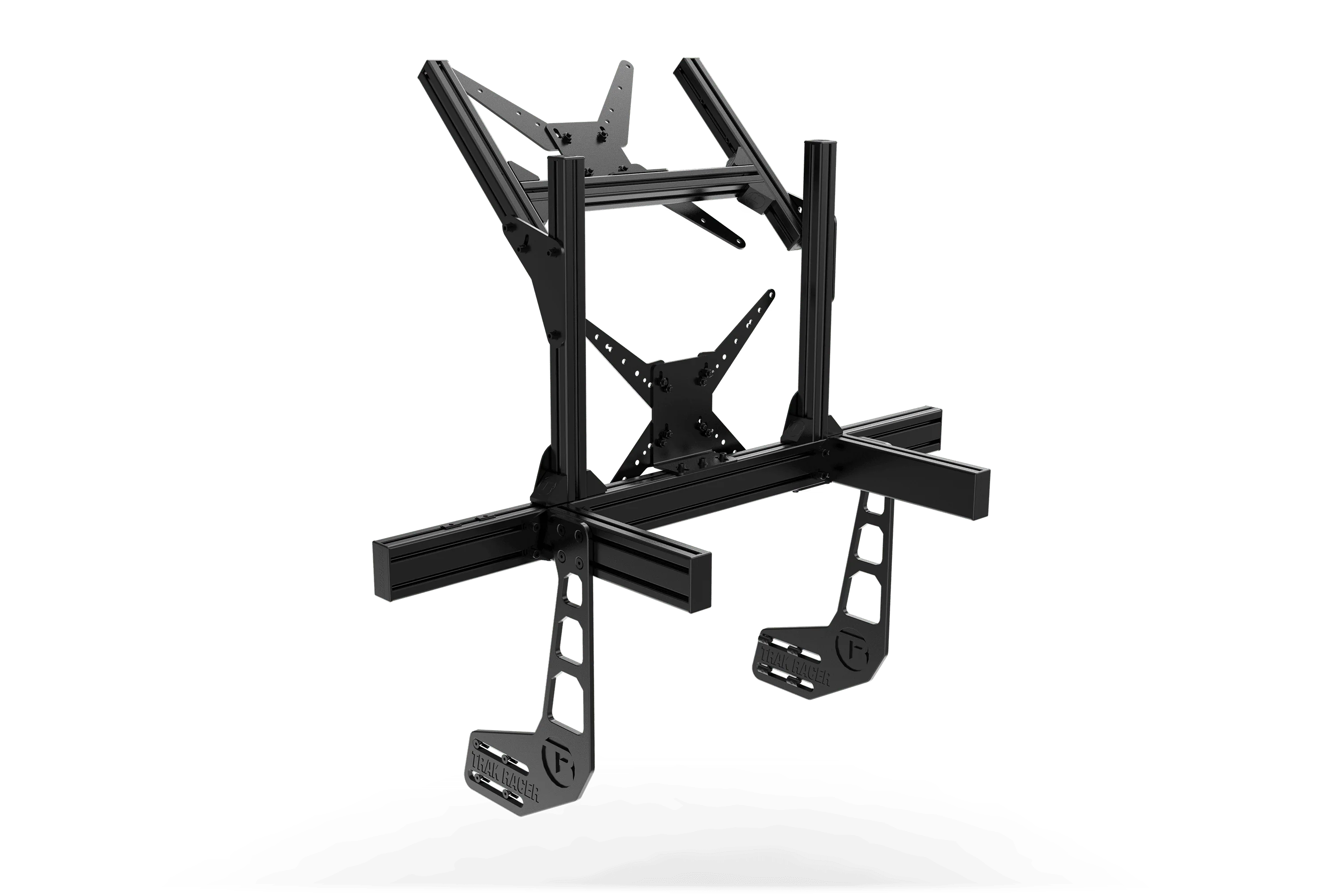 Cockpit-Mounted Dual Monitor Stand - Supports up to 80" Display - Image 3