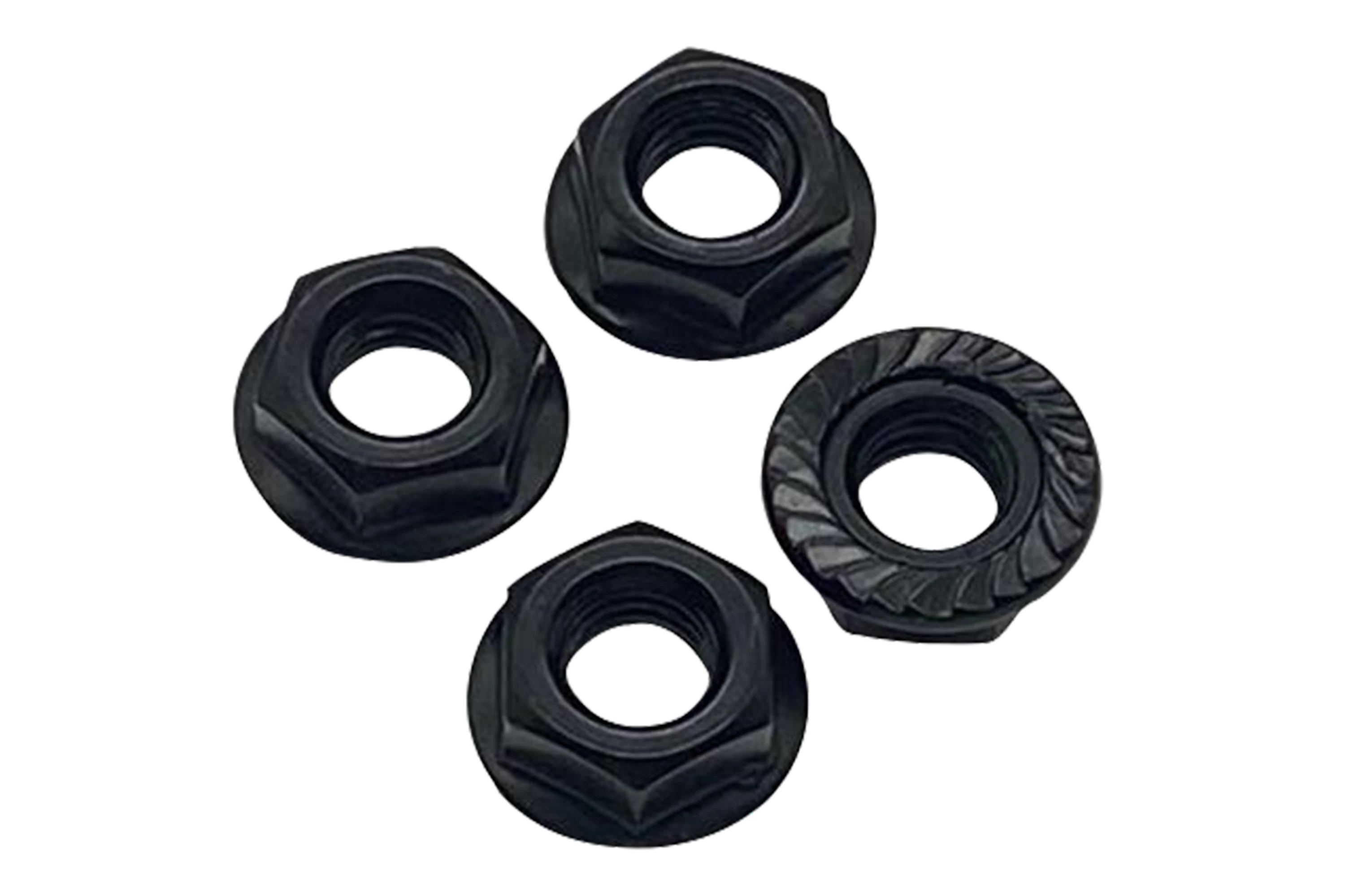 M8 Flange Nuts - Set of 4