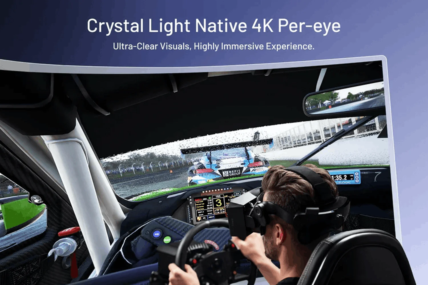 Pimax Crystal Light Premium Virtual Reality Gaming Headset - Image 11