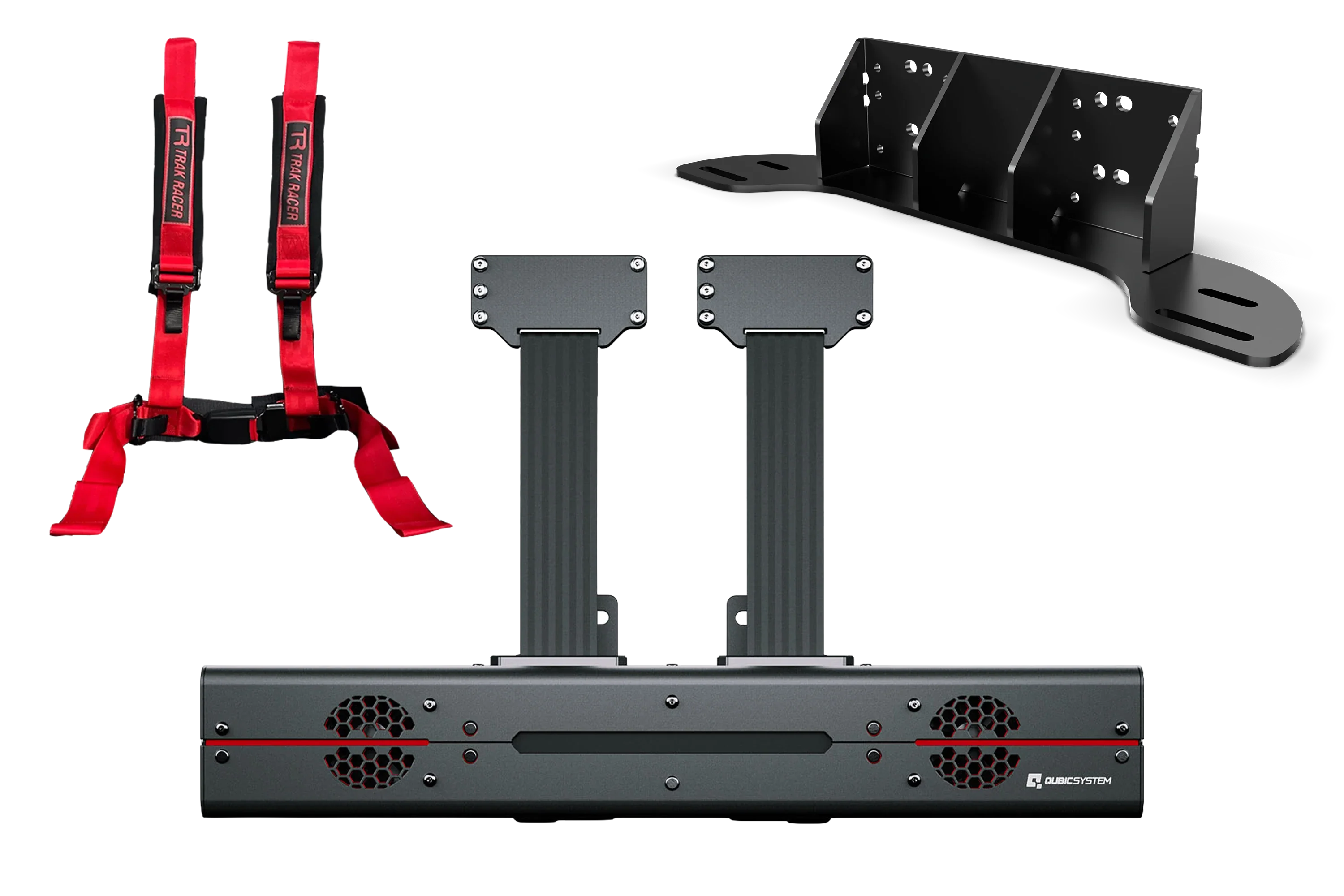 Qubic Seat Belt Tensioner with Universal Bracket - for Trak Racer and Non-Trak Racer Cockpits - Image 6