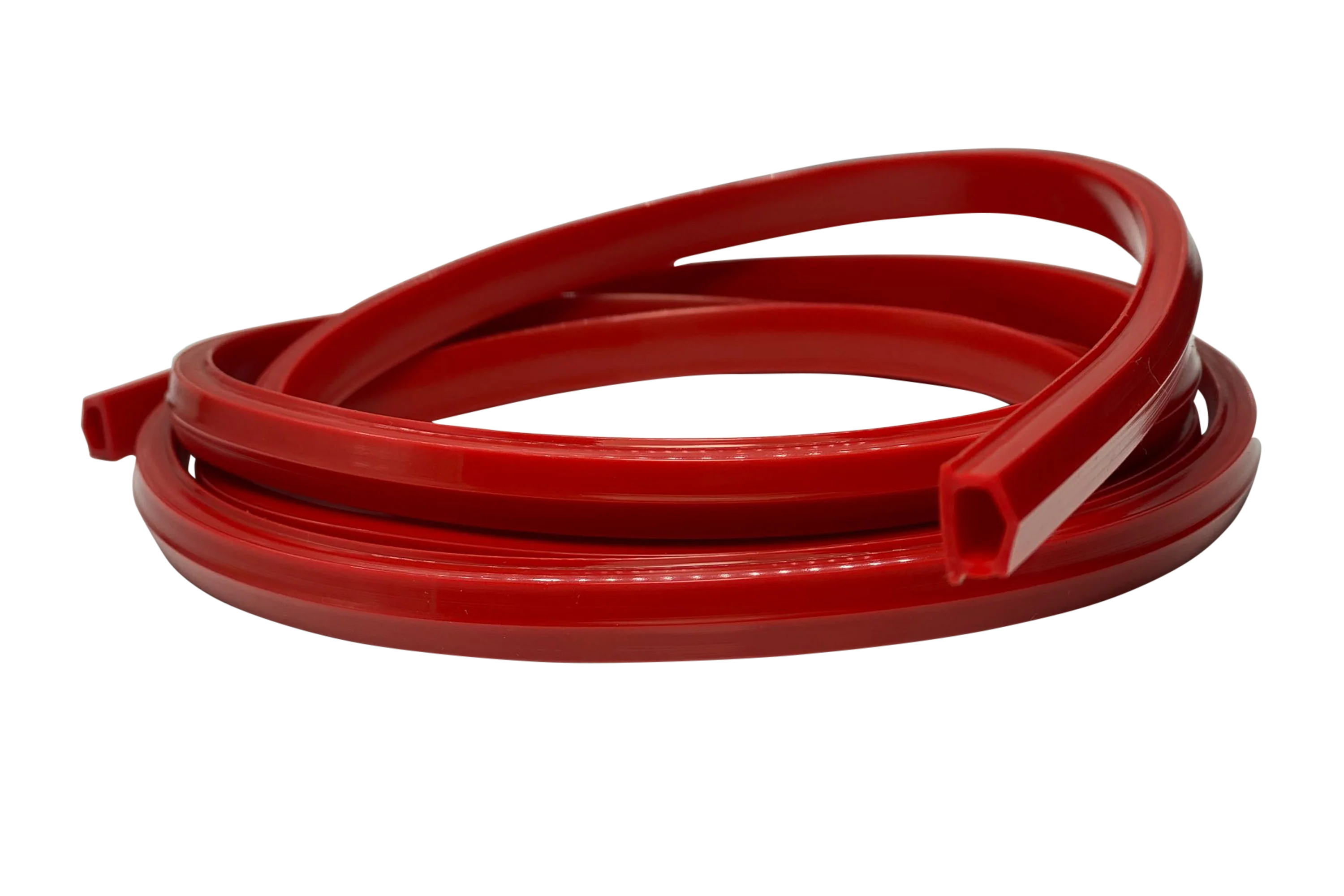 2m/79" Red Rubber Dust/Design Strip – Anti-Slip Protective Edge Trim for Aluminium Profile Sim Rigs - Image 4
