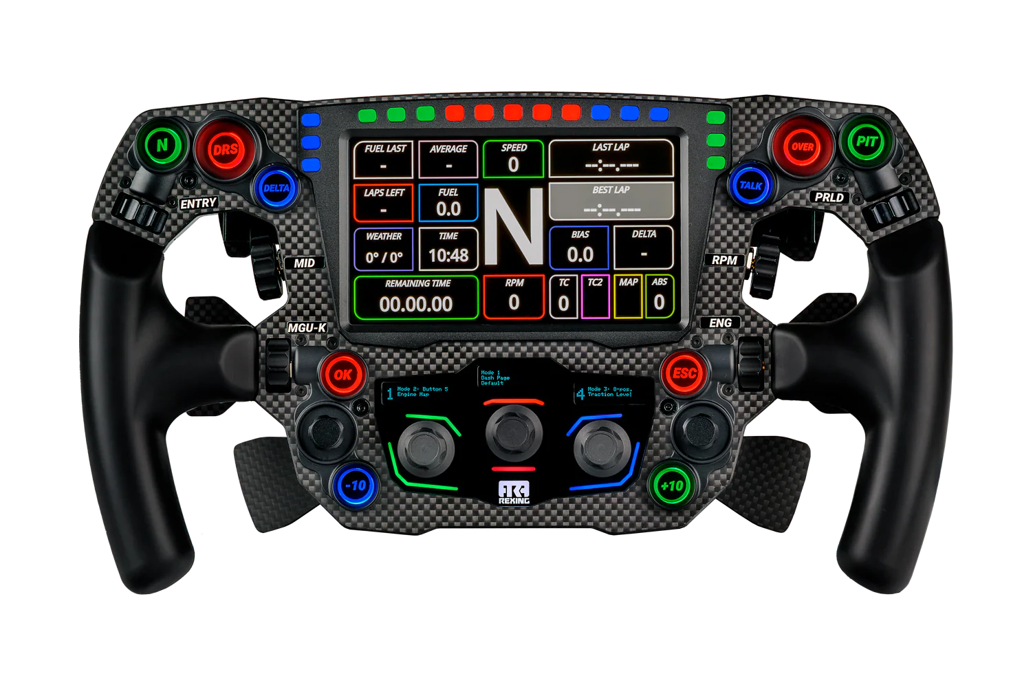 REXING FORMULA MAYARIS 2 CARBON FIBER FORMULA STEERING WHEEL (4 paddle version) - Image 5