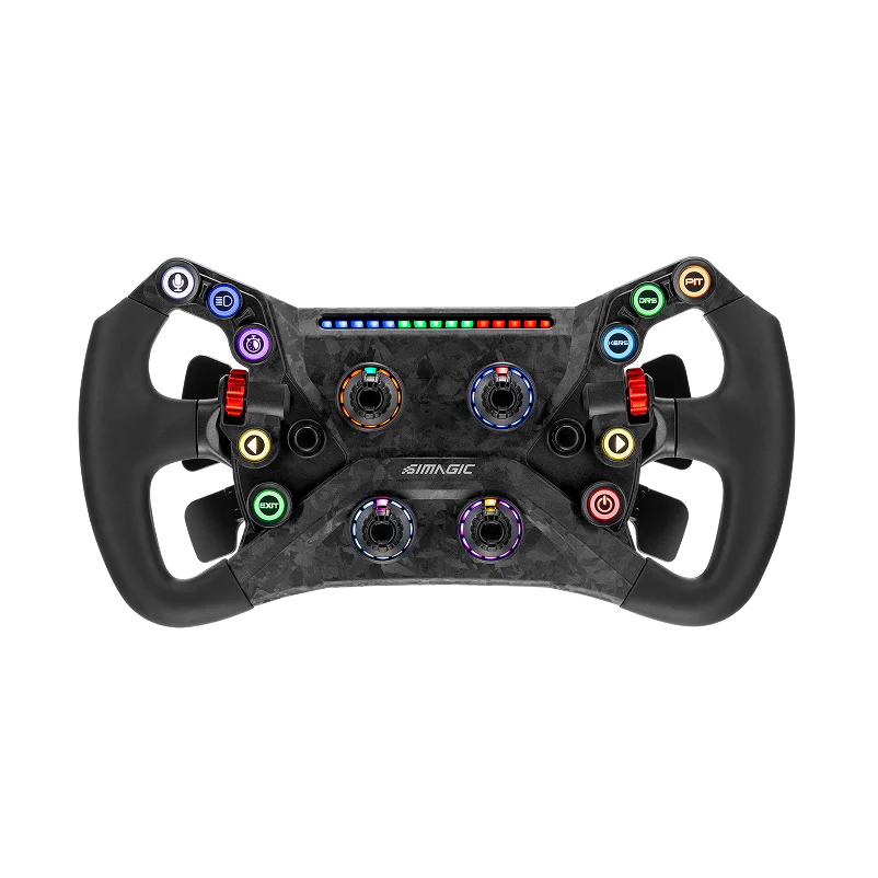 Simagic GT NEO Formula Wheel – Carbon & LCD Display, 12 Buttons - Image 2