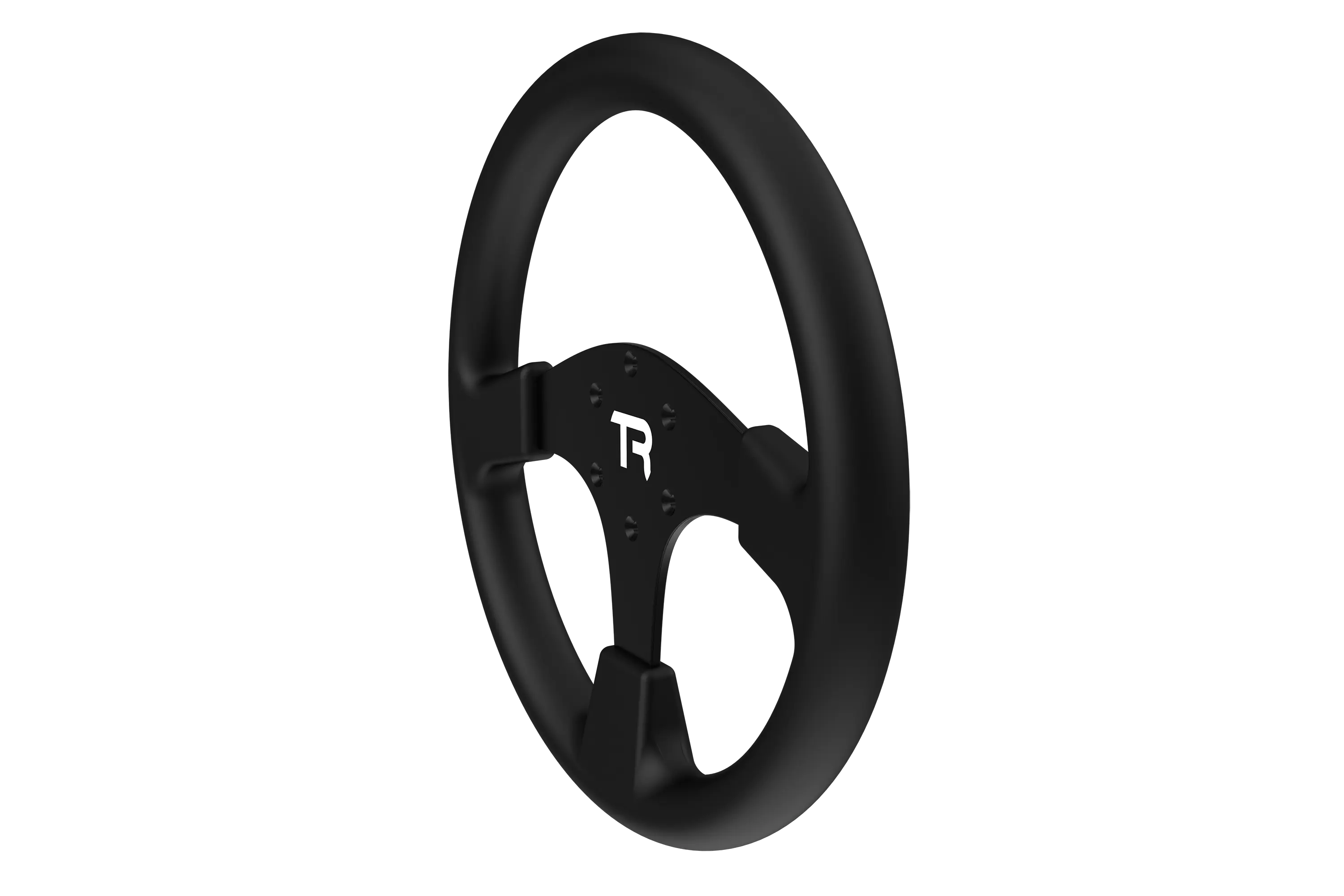 330mm/13" Round Sim Racing Wheel β Aluminium with Durable Silicon Hand Grips - Image 3