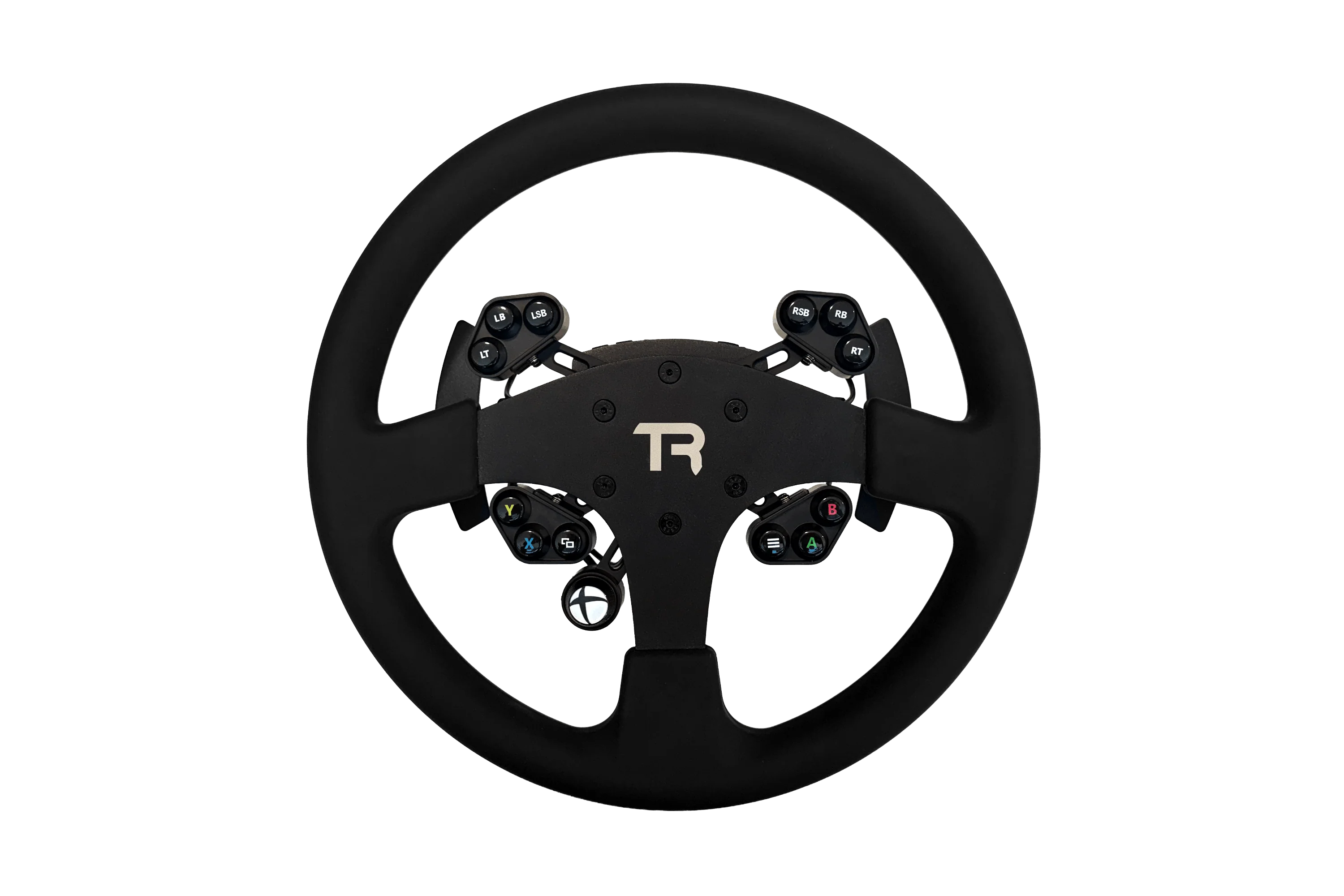 330mm/13" Round Sim Racing Wheel β Aluminium with Durable Silicon Hand Grips - Image 5